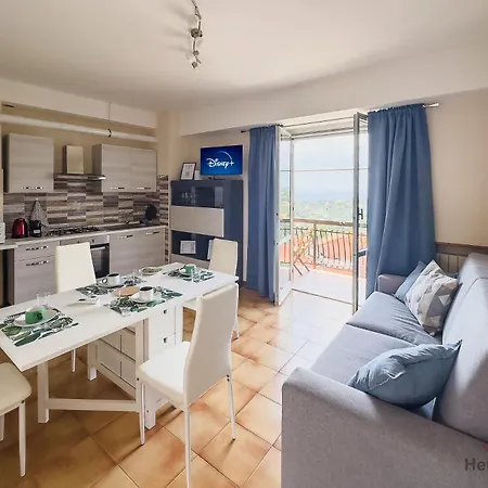 Appartement Garden & Sea View - Free Access And Garage - Wifi